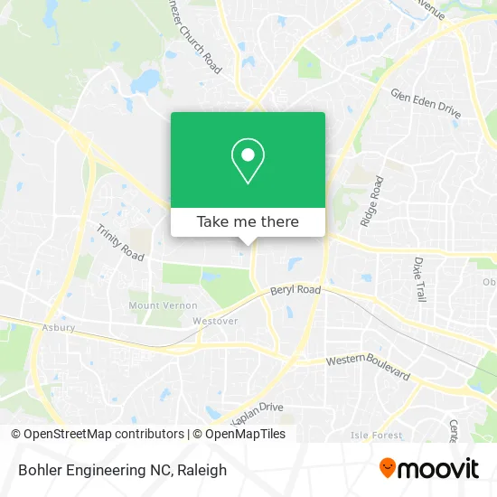 Bohler Engineering NC map