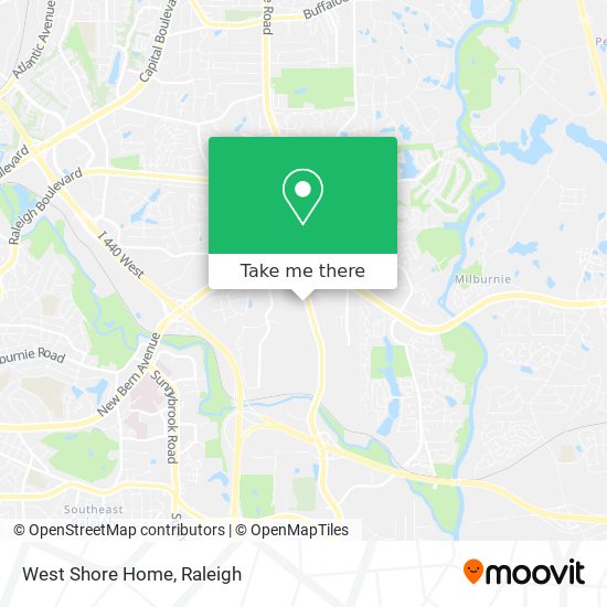 West Shore Home map