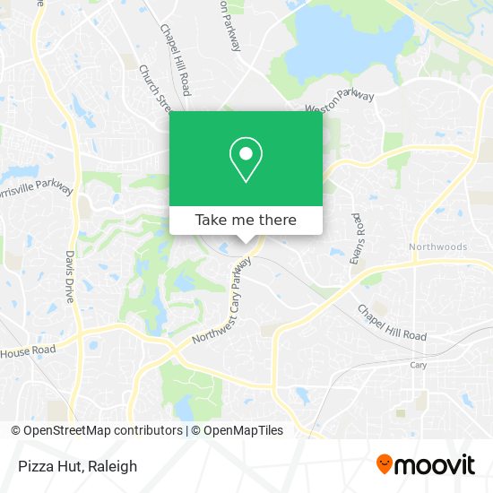 Pizza Hut map