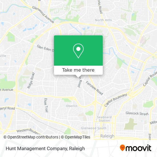 Hunt Management Company map
