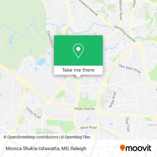 Monica Shukla-Udawatta, MD map