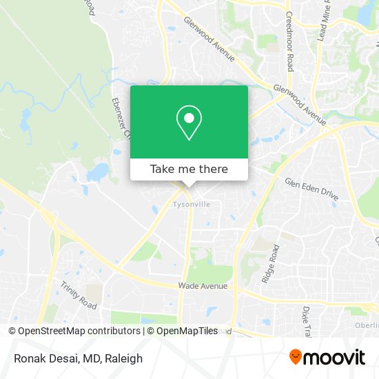 Ronak Desai, MD map