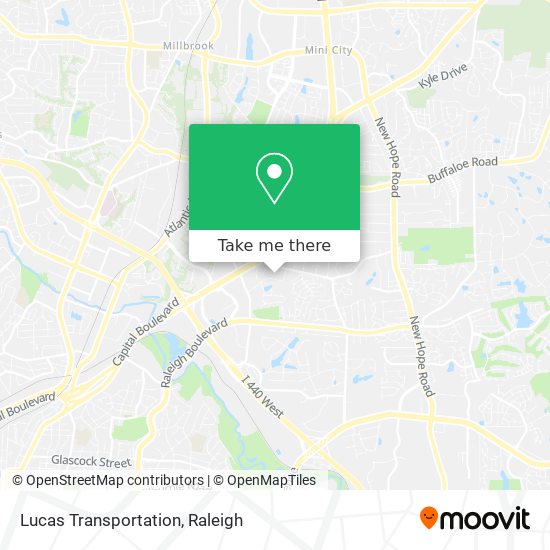 Lucas Transportation map