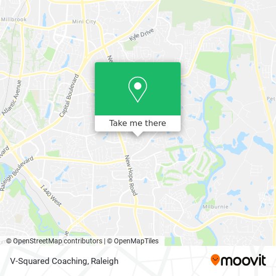 V-Squared Coaching map