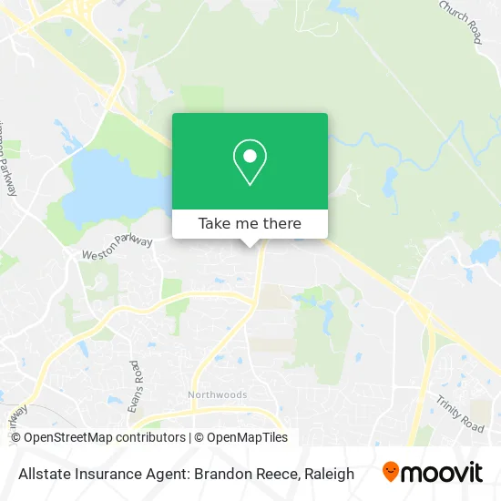Mapa de Allstate Insurance Agent: Brandon Reece