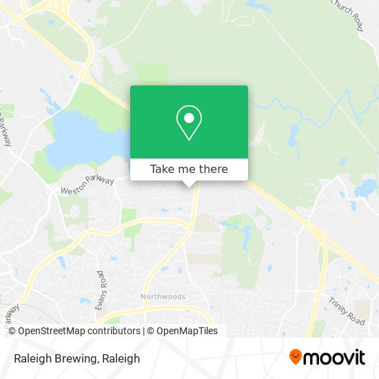 Mapa de Raleigh Brewing