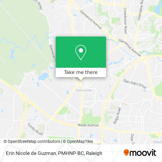 Erin Nicole de Guzman, PMHNP-BC map