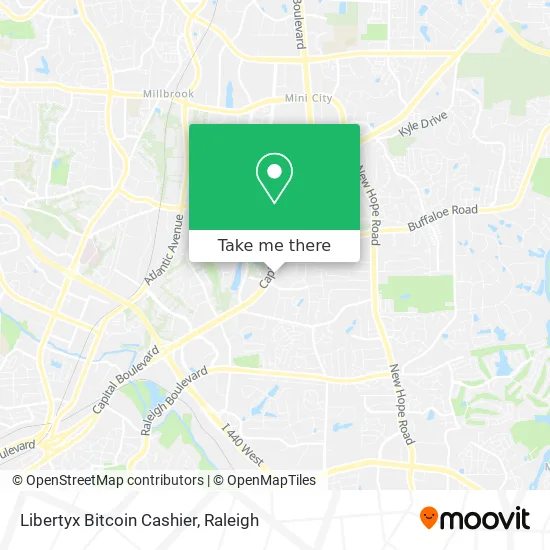Libertyx Bitcoin Cashier map