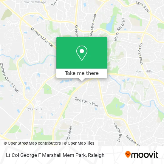 Lt Col George F Marshall Mem Park map