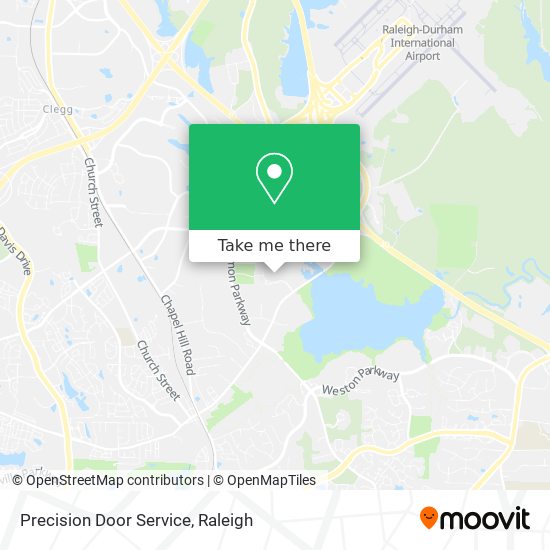 Precision Door Service map