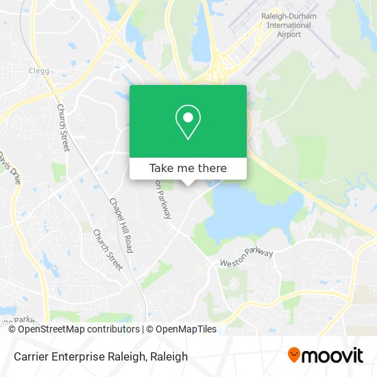 Carrier Enterprise Raleigh map