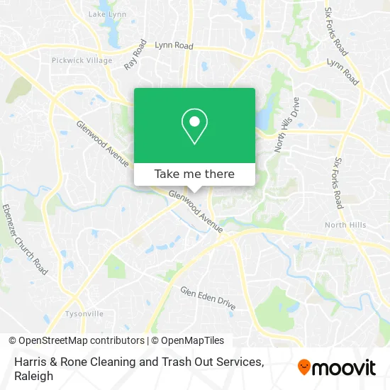 Harris & Rone Cleaning and Trash Out Services map