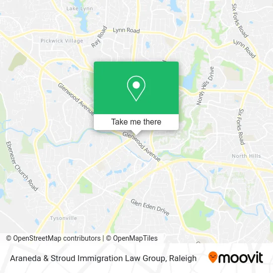 Araneda & Stroud Immigration Law Group map