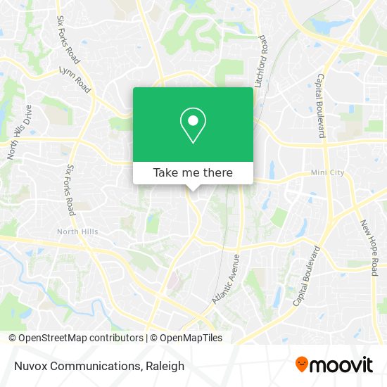 Nuvox Communications map
