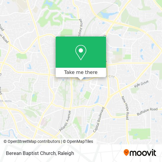 Berean Baptist Church map