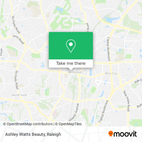 Ashley Watts Beauty map