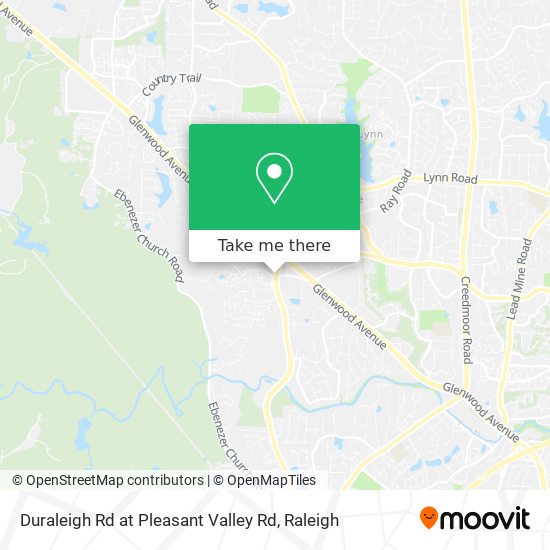 Mapa de Duraleigh Rd at Pleasant Valley Rd