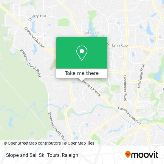 Mapa de Slope and Sail Ski Tours