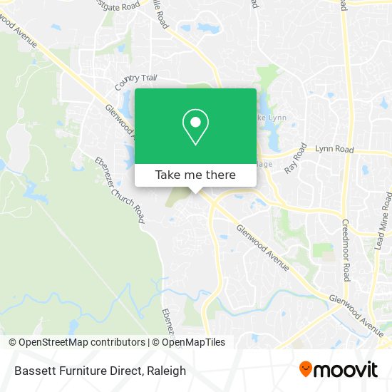 Bassett Furniture Direct map