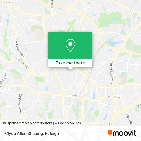 Clyde Allen Shuping map