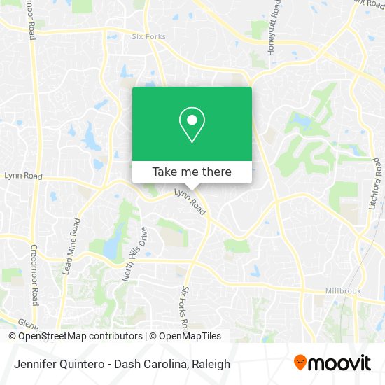 Jennifer Quintero - Dash Carolina map