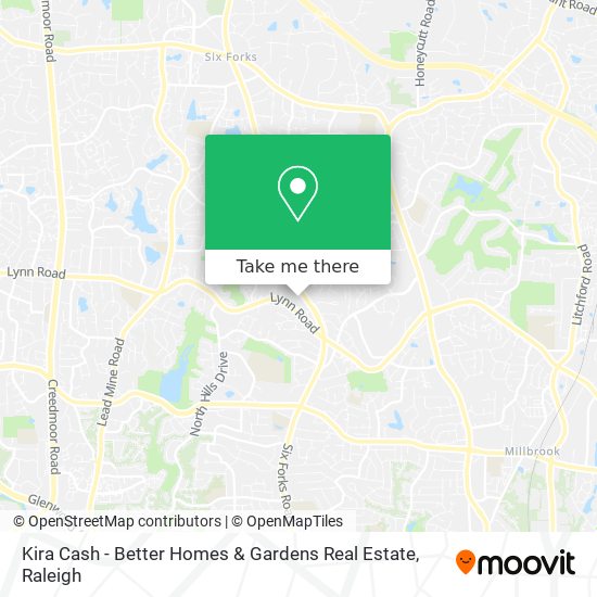 Mapa de Kira Cash - Better Homes & Gardens Real Estate