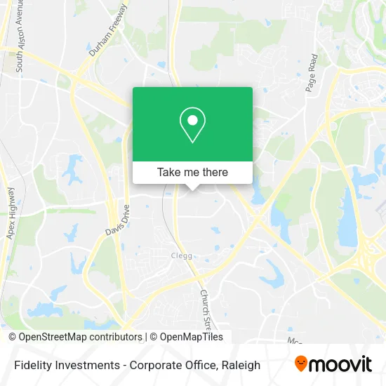 Fidelity Investments - Corporate Office map