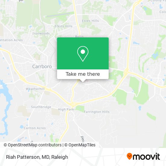 Mapa de Riah Patterson, MD