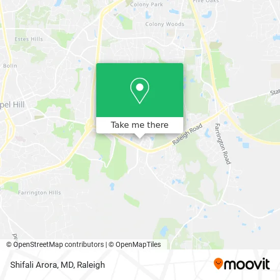 Shifali Arora, MD map