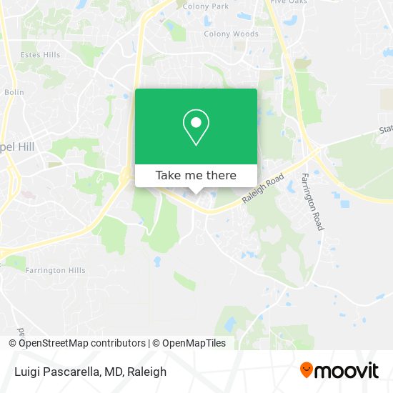 Mapa de Luigi Pascarella, MD