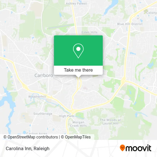 Carolina Inn map
