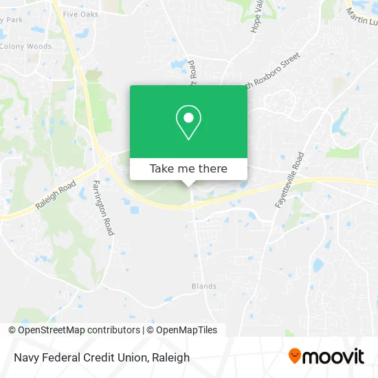 Navy Federal Credit Union map