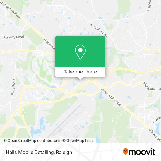 Halls Mobile Detailing map