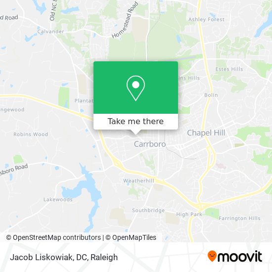 Mapa de Jacob Liskowiak, DC