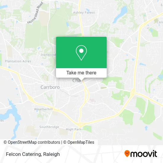 Mapa de Felcon Catering