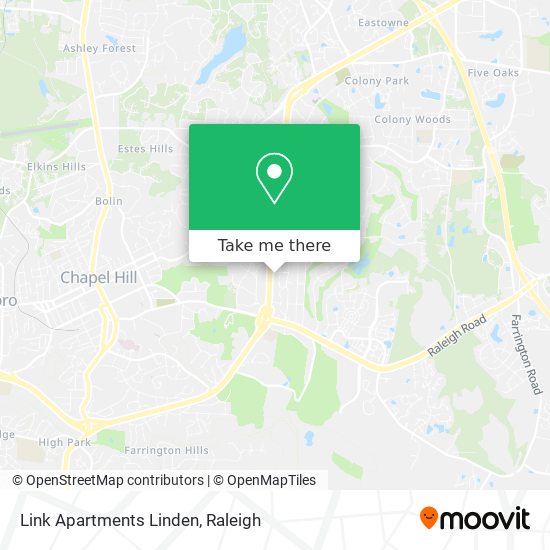 Mapa de Link Apartments Linden