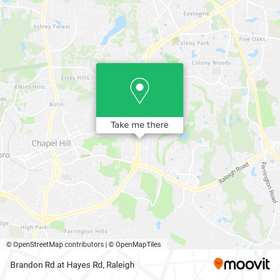 Mapa de Brandon Rd at Hayes Rd