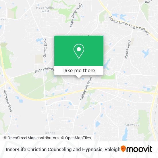 Inner-Life Christian Counseling and Hypnosis map