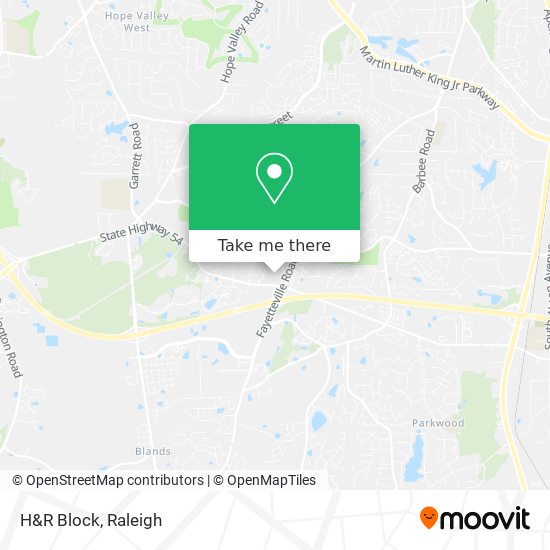Mapa de H&R Block