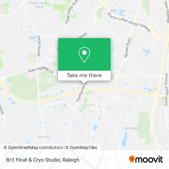 Mapa de Br3 Float & Cryo Studio
