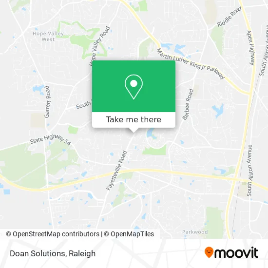 Mapa de Doan Solutions