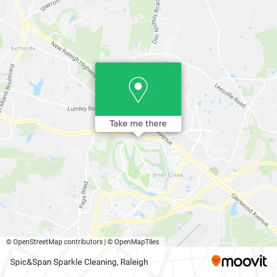 Spic&Span Sparkle Cleaning map