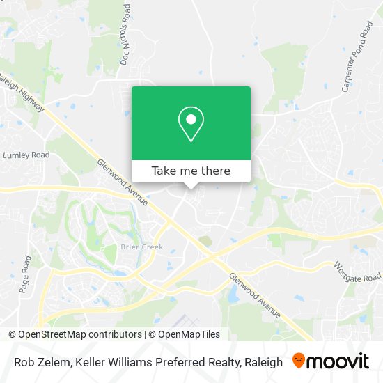 Rob Zelem, Keller Williams Preferred Realty map