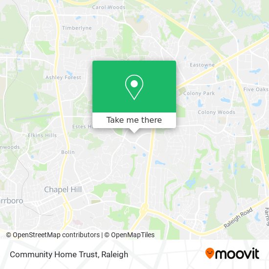 Community Home Trust map