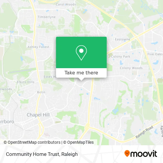 Community Home Trust map