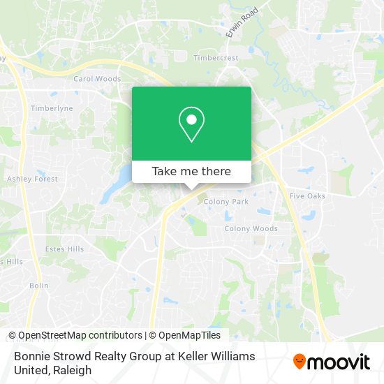 Bonnie Strowd Realty Group at Keller Williams United map