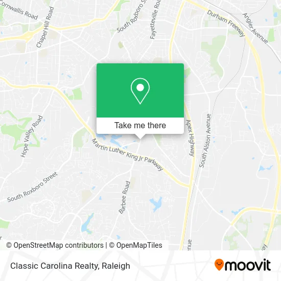 Classic Carolina Realty map