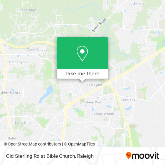 Mapa de Old Sterling Rd at Bible Church