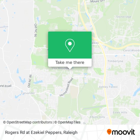 Rogers Rd at Ezekiel Peppers map