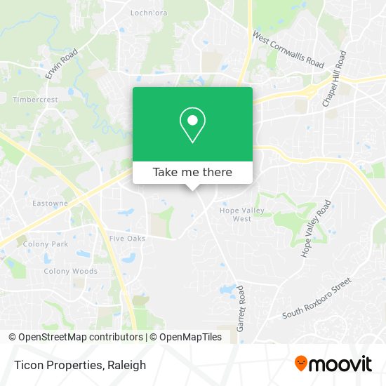 Mapa de Ticon Properties